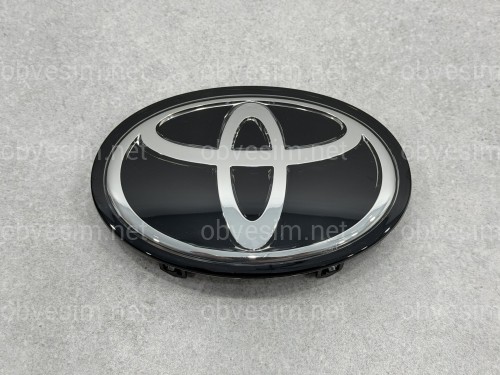Емблема TOYOTA під ДІСТРОНІК під склом чорна 5314142020