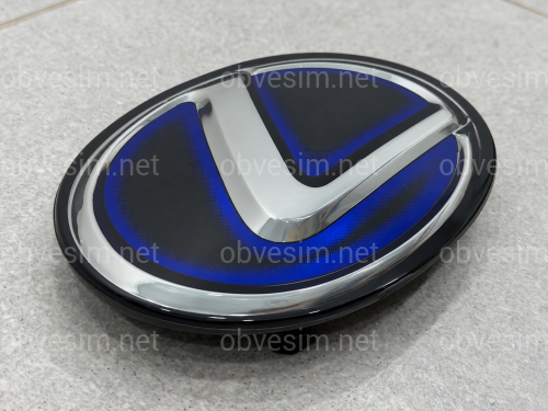 Емблема LEXUS під ДІСТРОНІК під склом синя 90975A2021