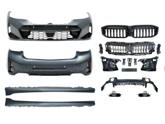 Комплект обвісу M paket LCI BMW 3 series G20 2023+ (передній/задній бампер, пороги, насадки на труби, жалюзі, ніздрі)
