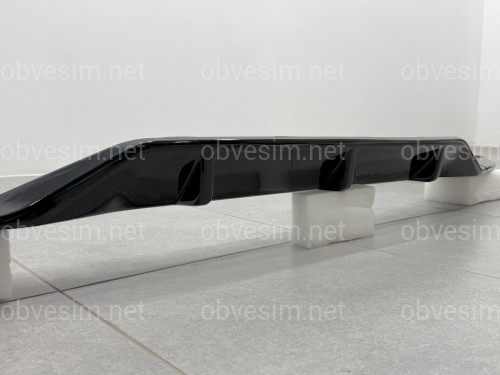 Обвіс юбка заднього бампера M-Performance для BMW 7 series G11 G12 2019-2022 ABS пластик, чорний глянець