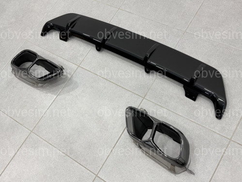 Комплект обвісу M paket LCI Paradigm для BMW X6 G06 2023+, колір чорний глянець