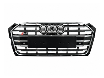 Решітка радіатора S5 CHROME для Audi A5 2016-2020