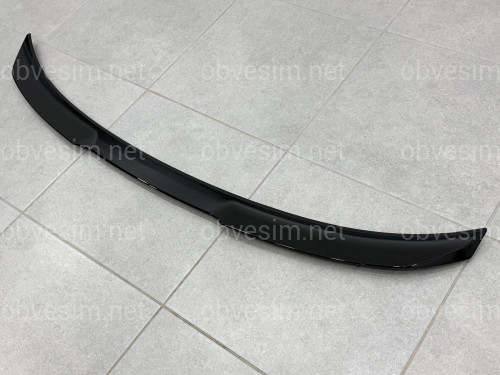 Спойлер ліп M-Performance для BMW 4 series G26 2020- ABS пластик, чорний глянець