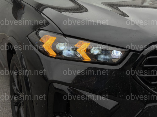 Фари Full LED Shadow line LCI 2023+ замість дорестайлінгових BMW X5 G05 X6 G06 2018-2022 2шт. з заміною бампера на 2023+