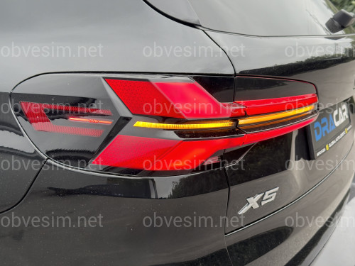 Ліхтарі стопи LCI 2023+ рестайлінг для BMW X5 G05 2018-2022 4шт З НАДПИСОМ BMW