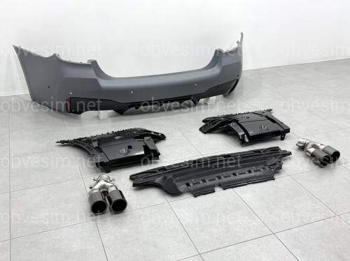 Комплект обвісу M5 F90 LCI BMW 5 series G30 2020+ (передній / задній бампер, пороги, насадки на труби, жалюзі, ніздрі)