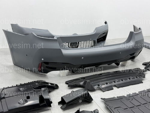 Комплект обвісу стиль M5 F90 LCI для BMW 5 series G30 2020-2023 (передній / задній бампер, пороги)