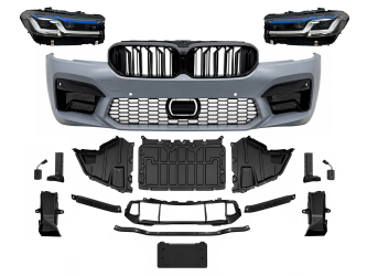 Комплект рестайлінгу передньої частини в стилі M5 LCI 2020+ для BMW 5 series G30 G31 2016-2020 з фарами BMW Laser
