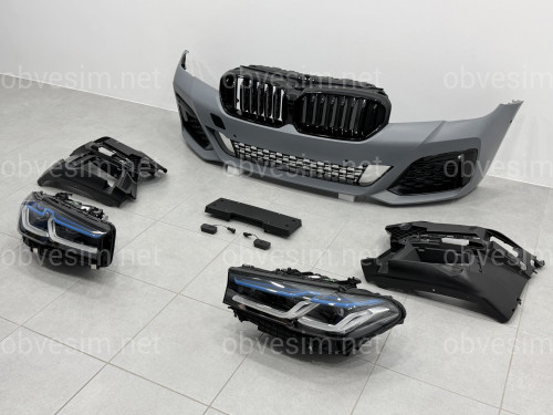 Комплект рестайлінгу передньої частини M paket LCI 2020+ для BMW 5 series G30 G31 2016-2020 з фарами BMW Laser