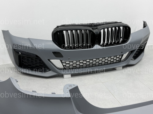Комплект обвісу рестайлінг M paket LCI 2020+ для BMW 5 series G30 2016-2020 з фарами Shadow Line
