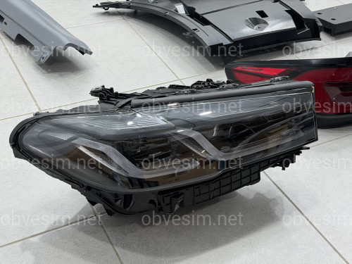 Комплект обвісу рестайлінг M paket LCI 2020+ для BMW 5 series G30 2016-2020 з фарами Shadow Line
