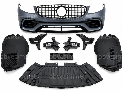 Бампер передній у зборі AMG GLC63 Mercedes GLC X253 C253 2015-2019