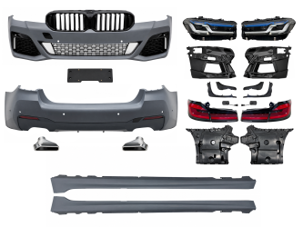 Комплект обвісу рестайлінг M paket LCI 2020+ для BMW 5 series G30 2016-2020 з фарами BMW Laser