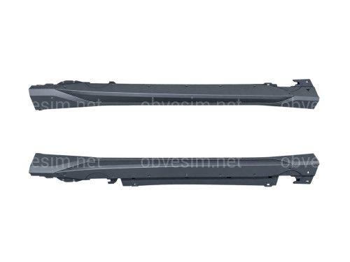 Пороги M-paket BMW X1 U12 LONG 2023+ 2шт.