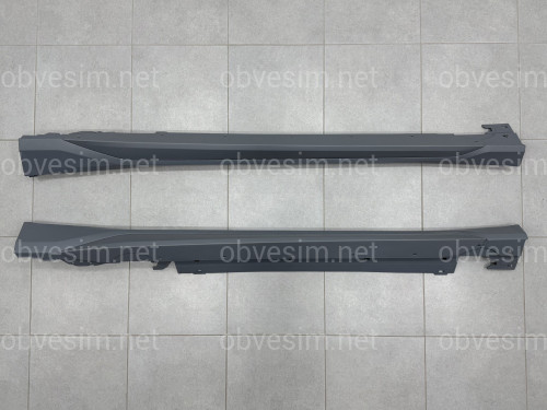 Пороги M-paket BMW X1 U12 LONG 2023+ 2шт.