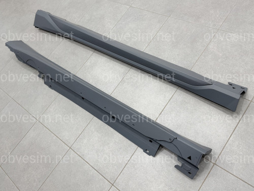Пороги M-paket BMW X1 U12 LONG 2023+ 2шт.