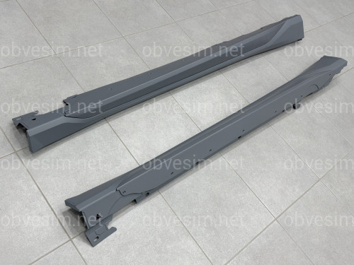 Пороги M-paket BMW X1 U12 LONG 2023+ 2шт.