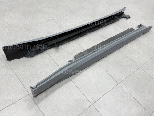 Пороги M-paket BMW X1 U12 LONG 2023+ 2шт.