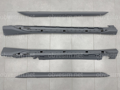 Пороги M-paket BMW X1 U12 LONG 2023+ 2шт.