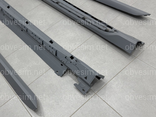 Пороги M-paket BMW X1 U12 LONG 2023+ 2шт.