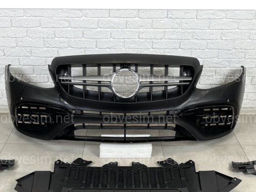 Передній бампер у зборі AMG E63 стиль Mercedes E-Class W213 2016-2020