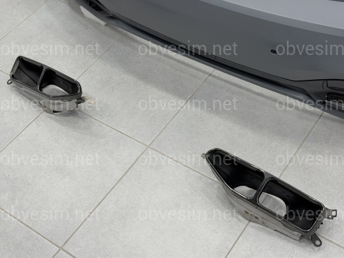 Бампер задній з насадками M760 BLACK для BMW 7 series G12 2019-2022