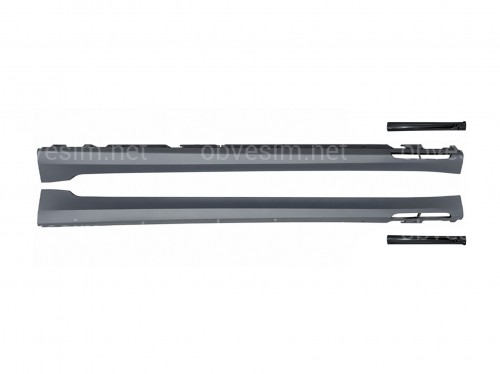 Накладки на пороги M-paket BMW 7 series G12 2019-2022