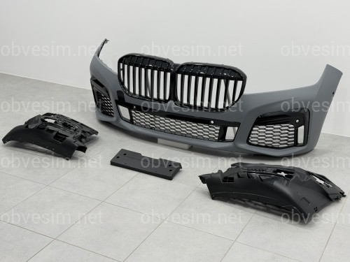 Бампер передній з решіткою M760 BLACK для BMW 7 series G12 2019-2022
