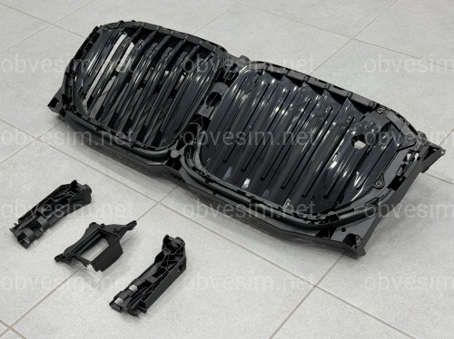 Центральні жалюзі з моторчиком під нічне бачення 51749465526 для BMW X5 G05 2019-2022