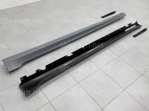 Накладки на пороги M-paket BMW 7 series G12 2019-2022