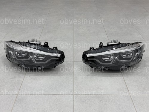 FULL LED фари для BMW 4 series F32 F33 F36 F80 2013-2016 2шт. 2 РЕЖИМА ДХВ КСЕНОН АПГРЕЙД В LED