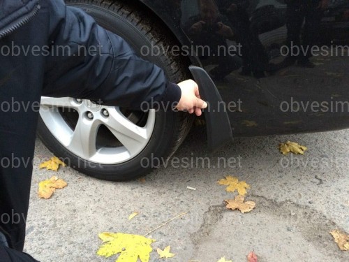 Бризковики Honda Accord CL8 2008-2012 без обвісу (форма оригіналу) комплект 4шт.
