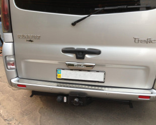 Хром накладка на планку багажника Renault Trafic 2004- ляда (нержавіюча сталь) з невеликими подряпинами)