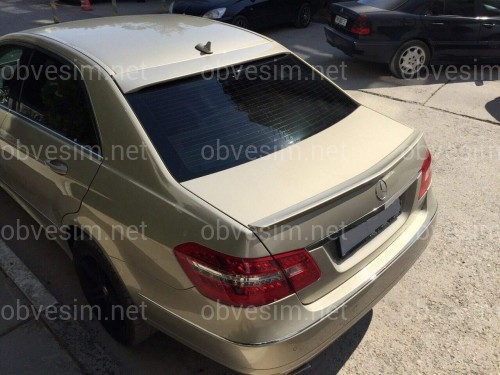 Спойлер ліп на багажник Mercedes W212 2009-2016 ABS пластик